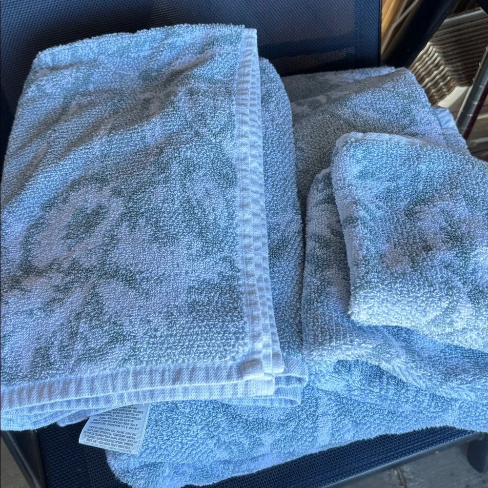 Tommy Bahama Bath Towels Cotton Towels 6-Piece Soft, Absorbent, Shadow Hibiscus